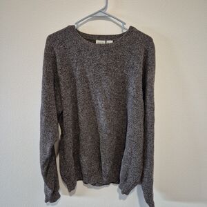 Field Gear FG Crewneck Classic Pullover Jumper Sweater Charcoal Gray Size L